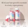HAIR BURST Vegan Biotin Gummies for Hair Growth, Skin and Nails - Chewable Vitamins with Zinc & Selenium, for Thicker, Shinier Hair (Strawberry Flavour) - 30 Day Supply view 2