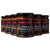 Aagrah Tikka Masala Tarka Indian Curry Cooking Sauce - Authentic Restaurant Recipe Base - Medium Heat - 270g Jar Serves 3-4 - Pack of 6 view 1