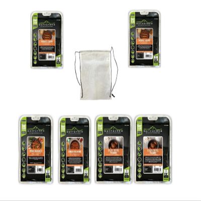 Wayfayrer DofE Silver 2 Day Camping Food Expedition Pack with drawstring bag 6 MRE Boil in Bag Camping Meals Official Food Pouches of the D of E Award Scheme