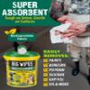 Big Wipes Multi-Surface Cleaning Wipes  Absorbent Surface & Hand Wipes  4 Power Solvents & 4 Skin Conditioners  Industrial Cleaning Products  Heavy Duty Hand Cleaner  Dispenser Bucket x240 view 2