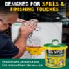 Big Wipes Multi-Surface Cleaning Wipes  Absorbent Surface & Hand Wipes  4 Power Solvents & 4 Skin Conditioners  Industrial Cleaning Products  Heavy Duty Hand Cleaner  Dispenser Bucket x240 view 3