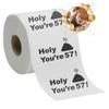 57th Birthday Decorations Toilet Paper for Men & Women - Funny Design Novelty Great Hilarious Gag Gift Eco-Friendly, Ultra Soft & Comfortable Perfect for Birthday Christmas & Party Supplies view 1