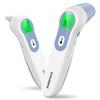 JUMPER Ear Forehead Thermometer Infrared Digital Thermometer with Accurate Reading High Temperature Alarm Memory Recalls for Baby Kid and Adults, Blue view 1