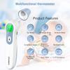 JUMPER Ear Forehead Thermometer Infrared Digital Thermometer with Accurate Reading High Temperature Alarm Memory Recalls for Baby Kid and Adults, Blue view 2