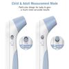 JUMPER Ear Forehead Thermometer Infrared Digital Thermometer with Accurate Reading High Temperature Alarm Memory Recalls for Baby Kid and Adults, Blue view 4