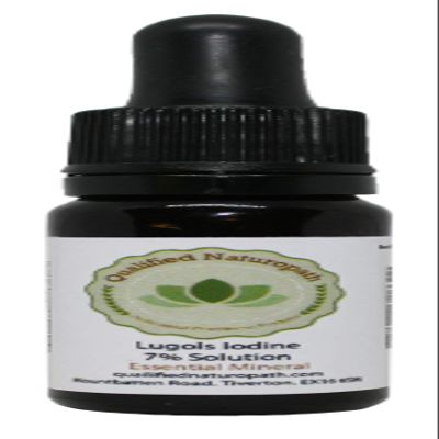 Lugols Iodine Solution 7% - 10ml - with Glass Pipette