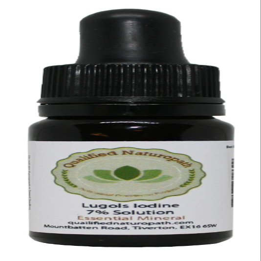Lugols Iodine Solution 7% - 10ml - with Glass Pipette