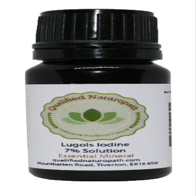 Lugols Iodine Solution 7% - 10ml - with Dripper/Dropper Top