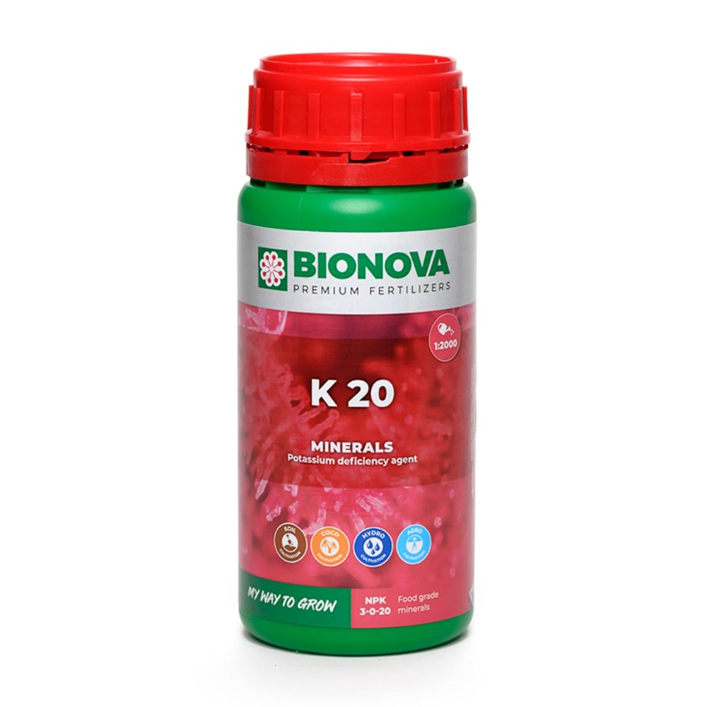 Bionova K 20 250mL Food Grade Potassium Fertilizer 20%