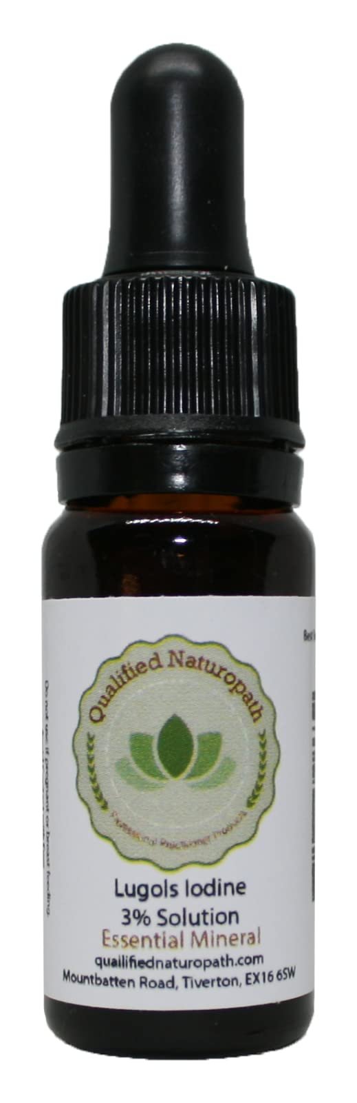Lugols Iodine Solution 3% - 10ml - with Glass Pipette