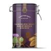 Cartwright & Butler Chocolate Drop Shortbread Rounds Tin | Clip-Lid Tin | Soft and Crumbly All Butter Shortbread | Sprinkled with Milk Chocolate Pieces | Perfect Gift - Chocolate Drop view 1