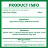Apple Cider Vinegar Supplement Capsules | Premium Quality ACV | UK Manufactured | Not Tablets view 2