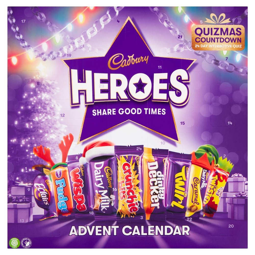 Cadbury Heroes Christmas Chocolate Advent Calendar 230g