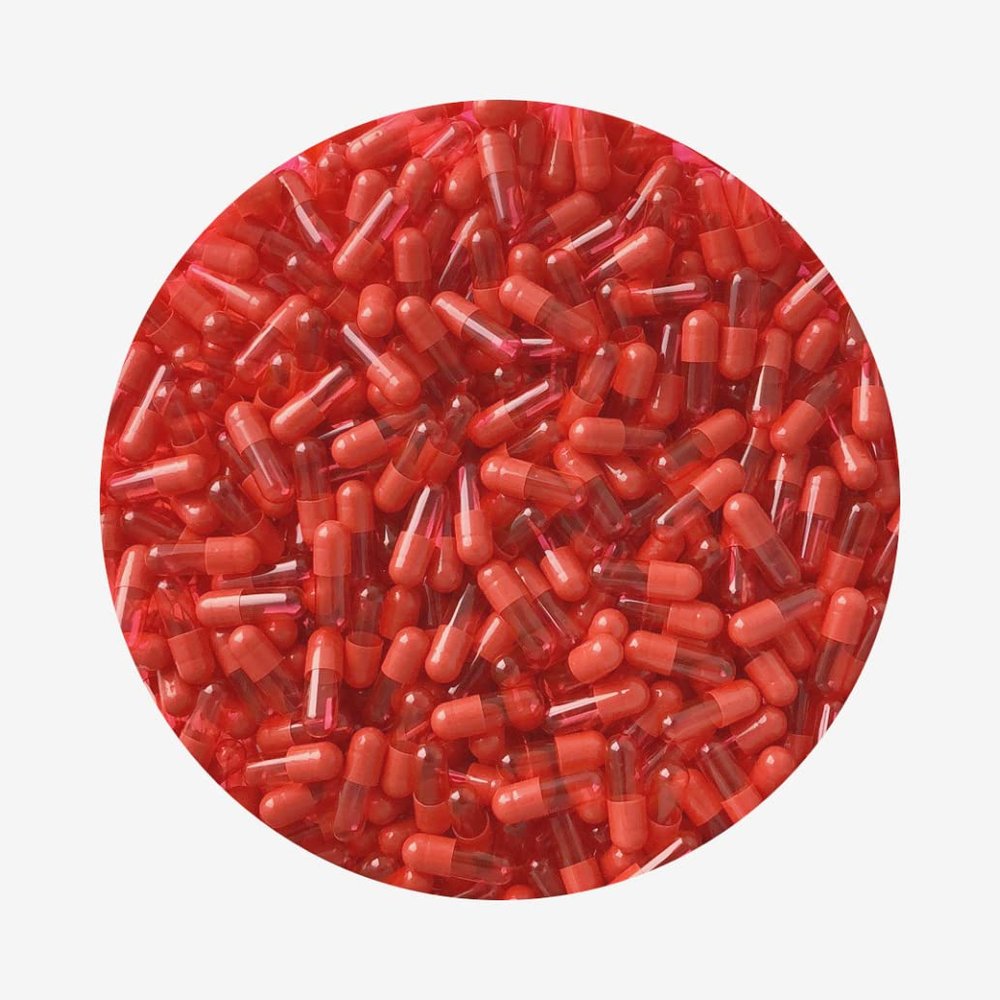 DR T&T 10,000 Size 3 size3 red Pink Clear Gelatine Gelatin Capsule EU Product size 3 capsule, Empty pill capsules, pill capsules empty, empty capsules 3, pill capsules 3, gel capsules 3