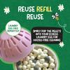 Ecoegg Laundry Egg Refill Pellets | Detergent and Fabric Softener Replacement | Non bio and no enzymes, chlorine bleaches, phosphates, parabens, SLS/SLES or palm oil | 50 Washes | Spring Blossom view 4