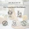 DURANCE Scented Reed Diffuser 100ml - Divine Shea Fragrance - Glass Bottle & 8 Reed Sticks - Aromatherapy Air Freshener - Room Fragrance view 4