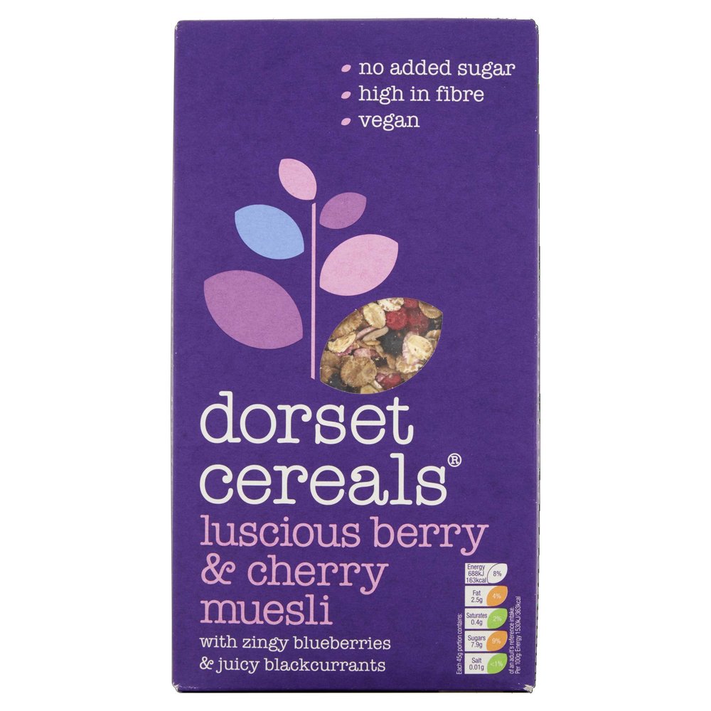 Dorset Cereals Berries and Cherries Muesli, 600g