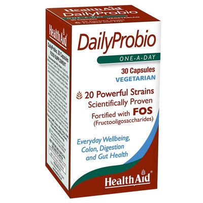 HealthAid DailyProbio Vegi Capsules, 30 -Count
