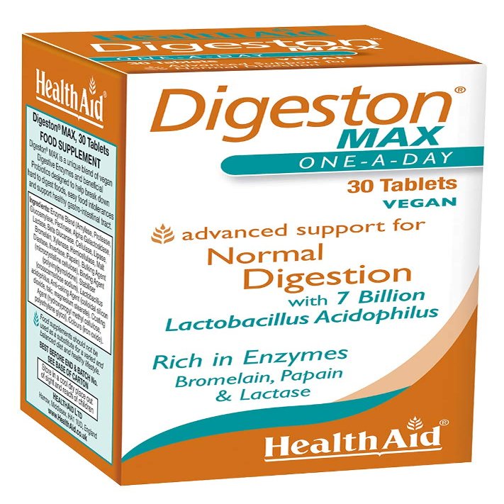 HealthAid Digeston Max Tablets, 30-Count