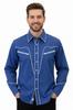 thecostumebase Seth Superbad Shirt Costume Movie Adult Cowboy Super Bad Jonah Hill (L) Blue view 2