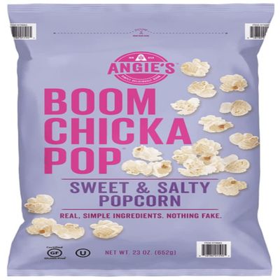Angie's Boom Chicka Pop Sweet & Salty Kettle Popcorn Movies Theater Pack of 652G