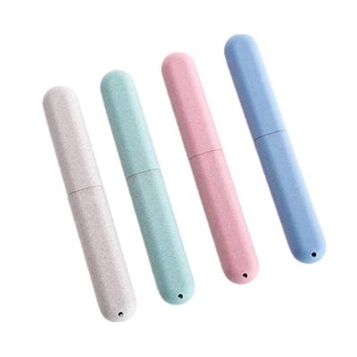 4Pcs Travel Toothbrush Case Toothbrush Storage Case Plastic Travel Toothbrush Cover Portable Replacement Toothbrush Holder for Hiking Camping Business Trip