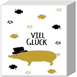 2 packs of IHR Paper Pocket handbag Tissues - MR PIG gold Wedding Ascot Top Hat