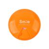 Smile Letter Print Portable Rotatable Pill Box Travel Medicine Storage Case Splitter Cutter Container,Orange view 3