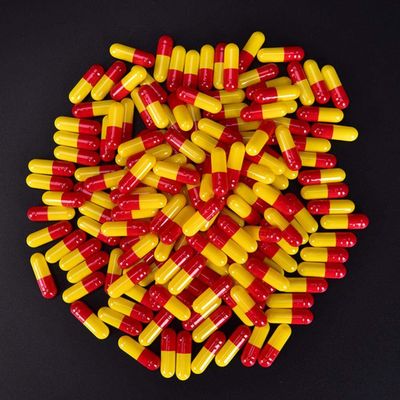 1000Pcs Multicolor Empty Capsules Pill Gel Separated Box Medicine Pill Delicate Box Bottle Capsule Shaped Smart Pill Box,7