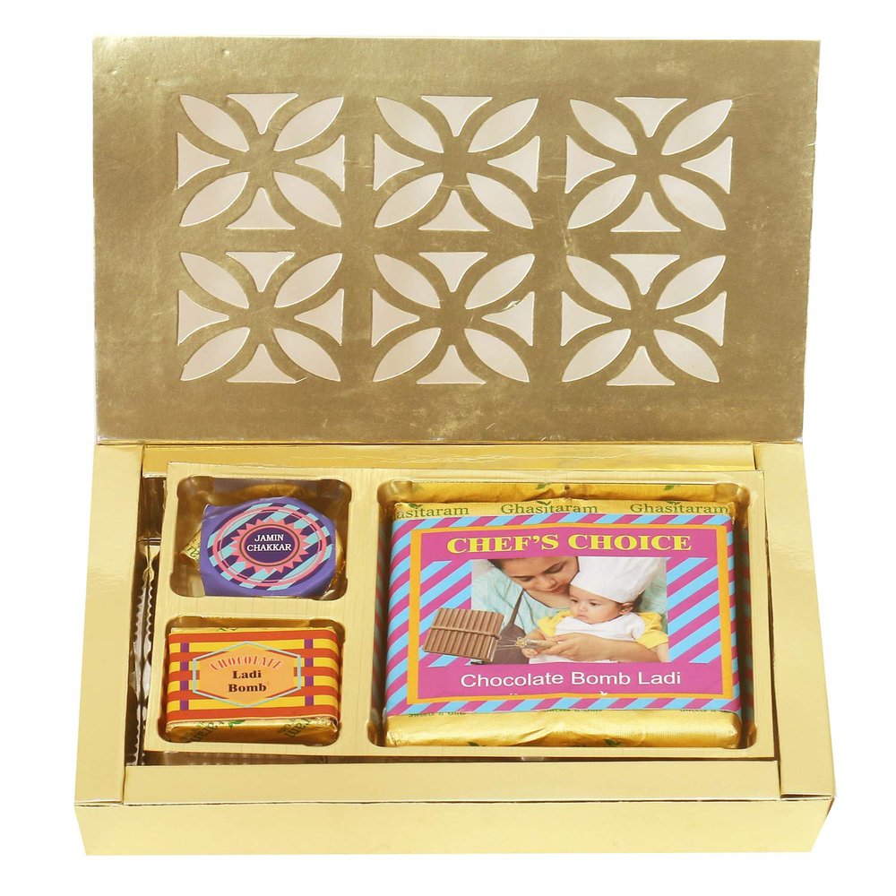 Ghasitaram Gifts Diwali Gifts Diwali Chocolates - Chocolate Cracker Box Small