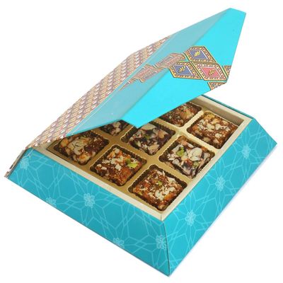 Ghasitaram Gifts Diwali Gifts 9 pcs Sugarfree Bites SQ Box