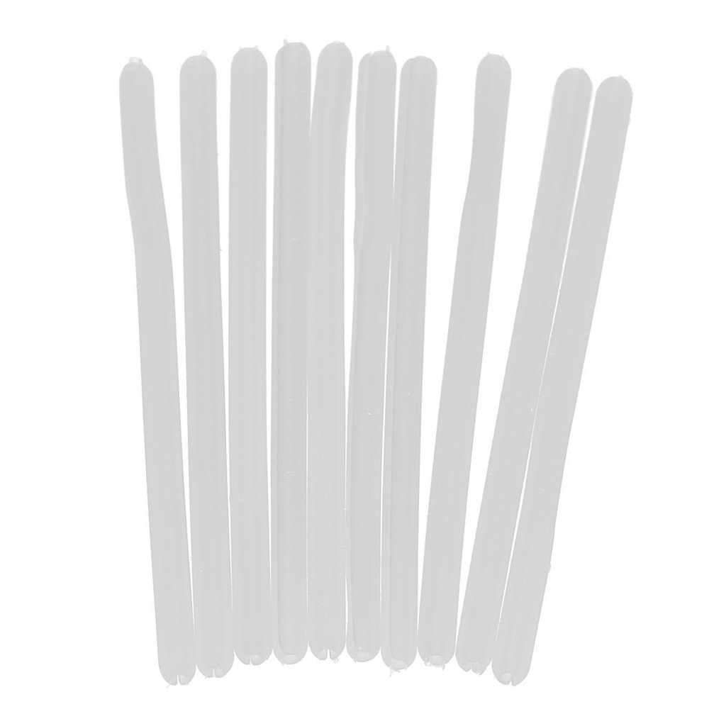 10pcs Anti-Slip Ear Pads Eyeglasses Sleeve Retainer/Soft Silicone Temple Tips Elastic Comfort Reading Glasses Retaine AODrs for Spectacle Sunglasses (White)
