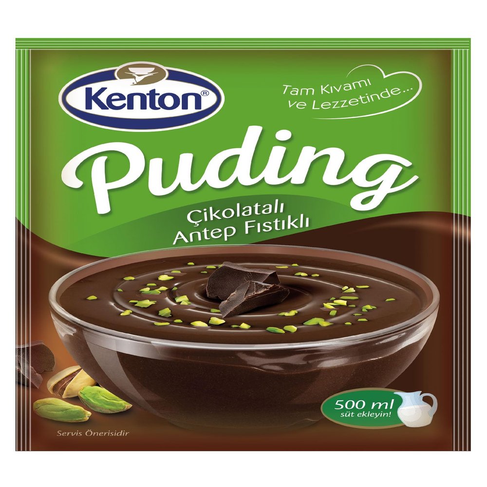 Chocolate Pudding with Pistachio Mixture Powder Halal