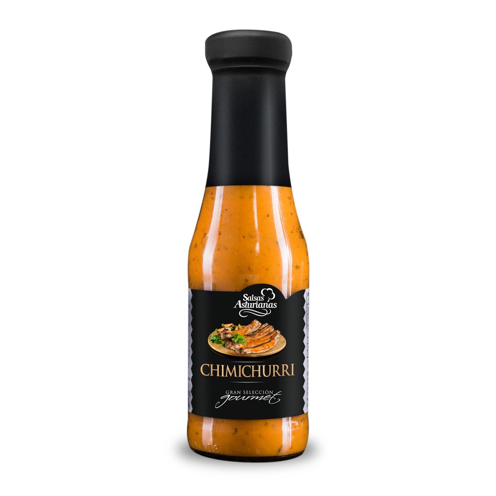 Asturian Sauces Gourmet Chimichurri Sauce - Ideal for Meat - 295g