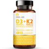 HOWARD & JAMES Vitamin D3 4000iu Plus Vitamin K2 100ug 120 High Strength Vegetarian Tablets view 1