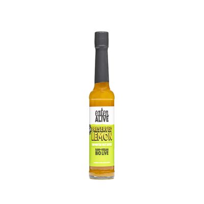 Eaten Alive - Preserved Lemon Fermented Hot Sauce (150ml) Vegan & Made In The UK - Award Winning
