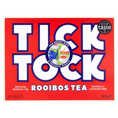Tick Tock Rooibos Tea, 80 Teabags