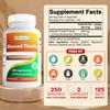 Best Naturals Blessed Thistle Breastfeeding Lactation Capsules - 800mg/Serving - 250 Count view 2