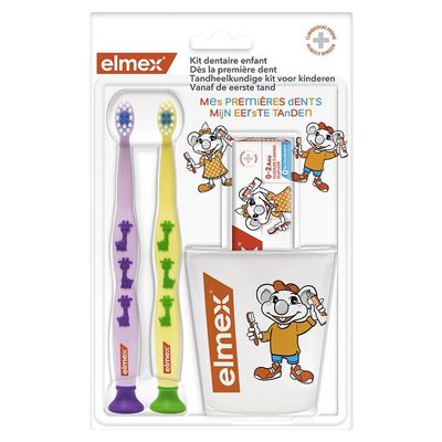 Elmex Dental Kit Children - Blue & Yellow