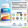Best Naturals L-Citrulline Capsules - 1500mg/Serving - Non-GMO - Gluten Free - 90 Capsules (90 Count (Pack of 1)) view 2