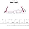 360 Rotating Folding Reading Glasses for Men And Women, Folding Ultralight Comfort HD Resin Mini Portable Old Light Mirror - Resistance To Fall and Scratch view 3