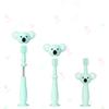 3 pcs Food Grade Silicone Soft Infant Toddlers Toothbrush Baby and Toddler Toothbrush with Replacement Heads Cute view 3