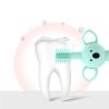 3 pcs Food Grade Silicone Soft Infant Toddlers Toothbrush Baby and Toddler Toothbrush with Replacement Heads Cute view 4