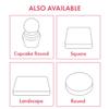 Cakeshop 7 x 10" (181 x 257mm) Portrait Rectangle Halloween Scary Hockey Mask Edible Photo Cake Toppers Decorations - Precut Premium Icing Paper view 3
