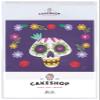 Cakeshop 7" (155 x 155mm) Square Happy Halloween Day of The Dead Skull Edible Photo Cake Toppers Decorations - Precut Premium Icing Paper view 2