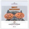 Cakeshop 7" (155 x 155mm) Square Happy Halloween Dog Pumpkin Edible Photo Cake Toppers Decorations - Precut Premium Icing Paper view 2