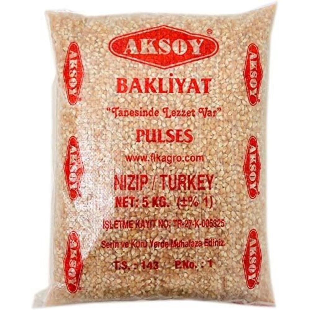 Aksoy Popping Corn Kernels 5KG Non-GMO Popcorn Seeds, Premium Quality, Suitable for Stove-top, Microwave & Air Popper | Fresh Farm Corn, Newly Harvested for Delicious Popcorn