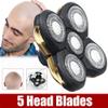 5 Head Blades Shaver Cutter, Rotary 4D Double Ring Blade For Electric Razor Shaver, Hair Clippers view 3
