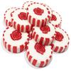 100 x RED ROSE wrapped sweets in Strawberry Passion Flavour. Birthday, Party, Christmas Wedding Favour Wrapped Rock Sweets view 1