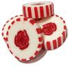 100 x RED ROSE wrapped sweets in Strawberry Passion Flavour. Birthday, Party, Christmas Wedding Favour Wrapped Rock Sweets view 3